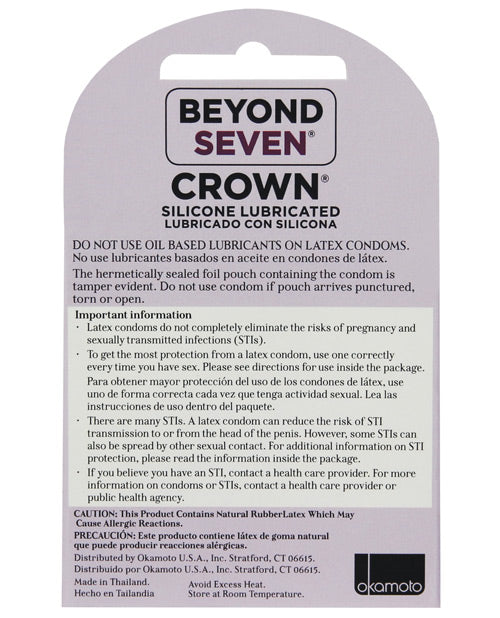 Crown Lubricated Condoms - Box Of
