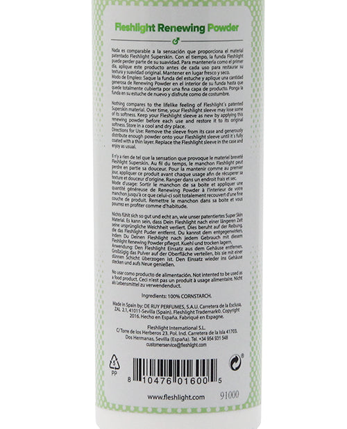 Fleshlight Renewing Powder - 4 Oz Bottle